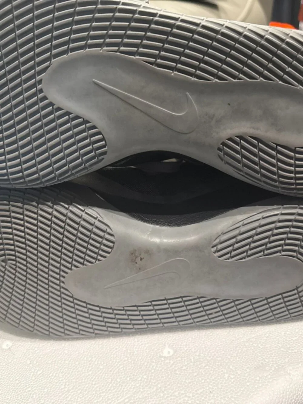 Men's Size 13 - Nike Zoom KD12 Black Cement AR4229002